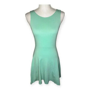 Victoria’s Secret PINK Women’s XS Green Cutout Back‎ Tank Fit & Flare Sundress